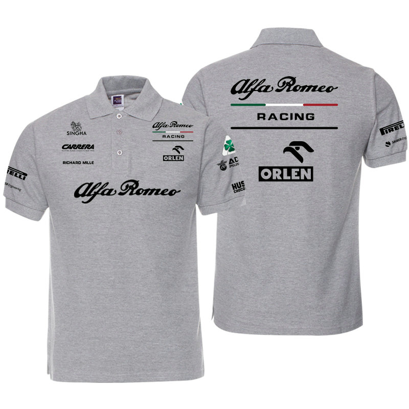 Polo Alfa Romeo Racing F1 Team ORLEN Homme Manche Courte Coton Regular Fit